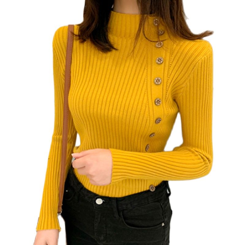 Cotton Long Sleeve Turtleneck - Sabreeonline