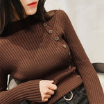 Cotton Long Sleeve Turtleneck - Sabreeonline
