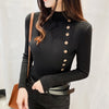 Cotton Long Sleeve Turtleneck - Sabreeonline