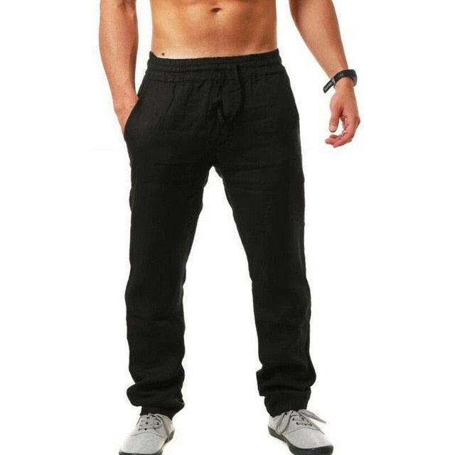 Cotton Linen Pants - Sabreeonline