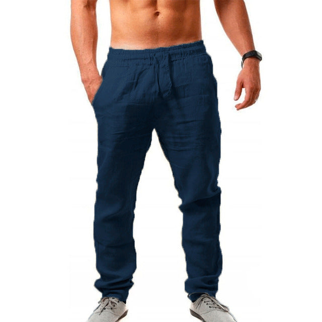 Cotton Linen Pants - Sabreeonline