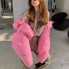 Chic Hooded Cotton Padded Women Loose Coats - Sabreeonline