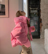 Chic Hooded Cotton Padded Women Loose Coats - Sabreeonline