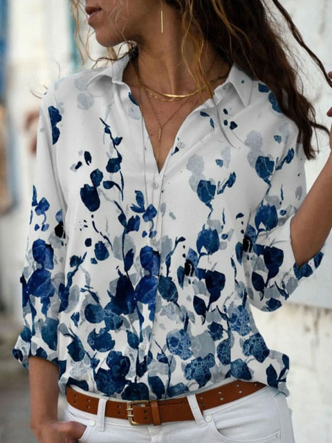 Casual long-sleeved Shirt - Sabreeonline
