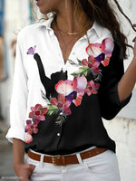 Casual long-sleeved Shirt - Sabreeonline