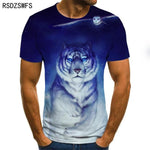 T- T-shirt New Loose Lion Casual Majestic Fashion Shirt - Sabreeonline