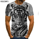 T- T-shirt New Loose Lion Casual Majestic Fashion Shirt - Sabreeonline