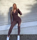 Streetwear Bodycon Jumpsuit Women - Sabreeonline