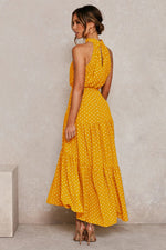 Summer Long Dress Polka Dot Casual Dresses - Sabreeonline