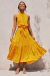 Summer Long Dress Polka Dot Casual Dresses - Sabreeonline