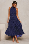 Summer Long Dress Polka Dot Casual Dresses - Sabreeonline