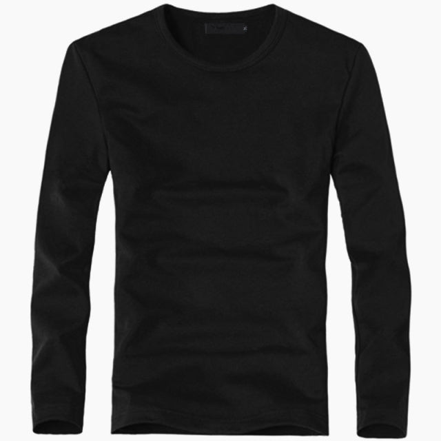 V-Neck Long Sleeve Men T Shirt - Sabreeonline
