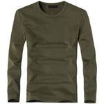 V-Neck Long Sleeve Men T Shirt - Sabreeonline