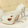 Glitter Sequins Gold Luxury Hight Heels - Sabreeonline