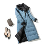 Winter Women Turtleneck Coat Double Sided - Sabreeonline