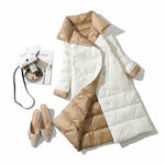Winter Women Turtleneck Coat Double Sided - Sabreeonline