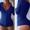 Bodysuit Jumpsuit Cotton Button - Sabreeonline