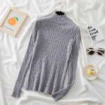 Turtleneck Women Sweaters - Sabreeonline