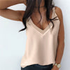 V-Neck Sleeveless Blouse Off Shoulder - Sabreeonline