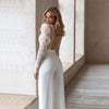 Long Sleeve Mesh High Waist Elegant Sequin Tracksuit - Sabreeonline