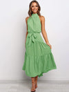 Summer Long Dress Polka Dot Casual Dresses - Sabreeonline