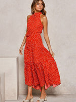 Summer Long Dress Polka Dot Casual Dresses - Sabreeonline