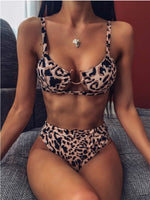 High Waist Brazilian Bikini Set - Sabreeonline