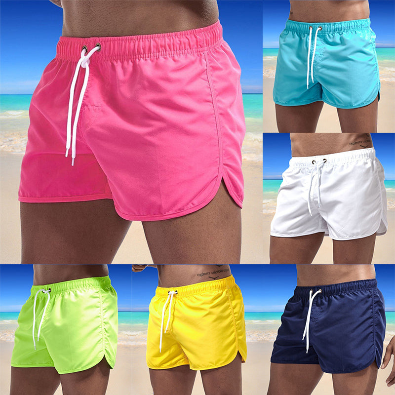 Summer Swimwear Shorts Brand Beachwear Sexy Swim Trunks Men Swimsuit Low Waist Breathable Beach Wear Surf - Sabreeonline