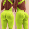 Halter Women Tracksuit High Waist Sport Backless Top - Sabreeonline
