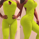 Halter Women Tracksuit High Waist Sport Backless Top - Sabreeonline