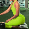 Halter Women Tracksuit High Waist Sport Backless Top - Sabreeonline