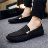 Loafers Comfortable Flat Casual Shoes Men Breathable Slip-On Soft Leather Driving Shoes Moccasins - Sabreeonline