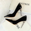 High Heels Pumps Luxury Glossy Stripper Stiletto - Sabreeonline