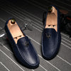 Mens Shoes Casual Brands Slip On Formal Luxury Shoes Men Loafers Moccasins Genuine Leather Driving Shoes - Sabreeonline