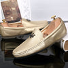 Mens Shoes Casual Brands Slip On Formal Luxury Shoes Men Loafers Moccasins Genuine Leather Driving Shoes - Sabreeonline
