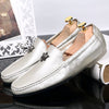 Mens Shoes Casual Brands Slip On Formal Luxury Shoes Men Loafers Moccasins Genuine Leather Driving Shoes - Sabreeonline