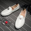 Mens Shoes Casual Brands Slip On Formal Luxury Shoes Men Loafers Moccasins Genuine Leather Driving Shoes - Sabreeonline